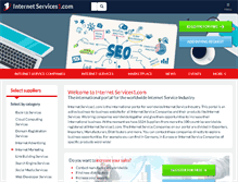 Tablet Screenshot of internetservices1.com